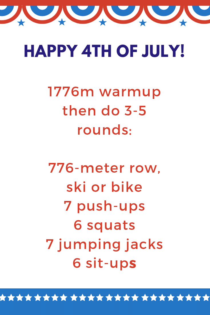 Rowing Workouts: Fourth Of July Workout - Ucanrow2