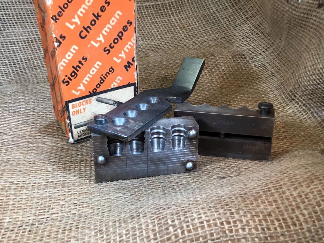 Lyman 4 Cavity Bullet Mold 45 Colt 255g SWC Keith Bullet Old