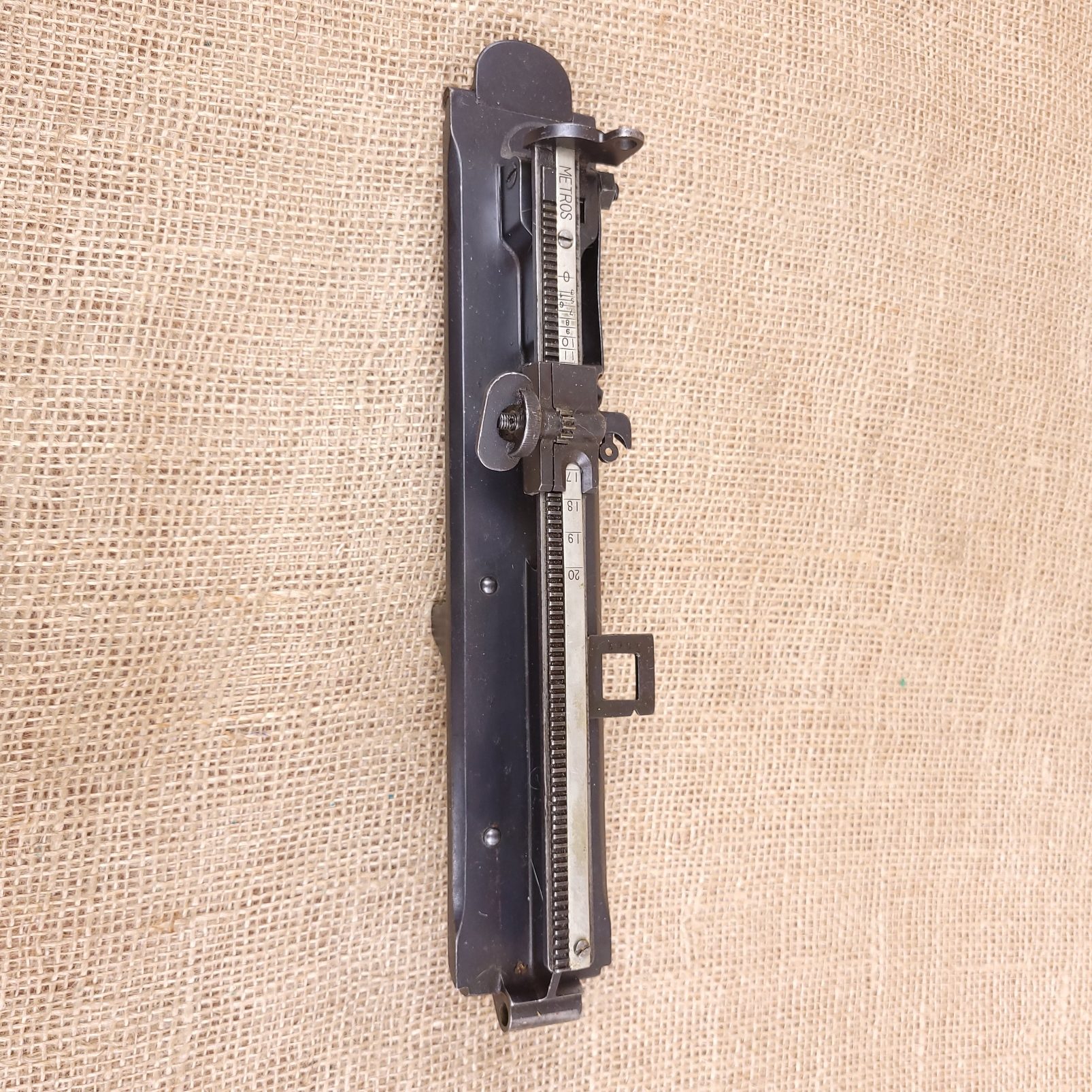 Vickers Machine Gun Rear Cover w/ Sight British Vickers 303 Old