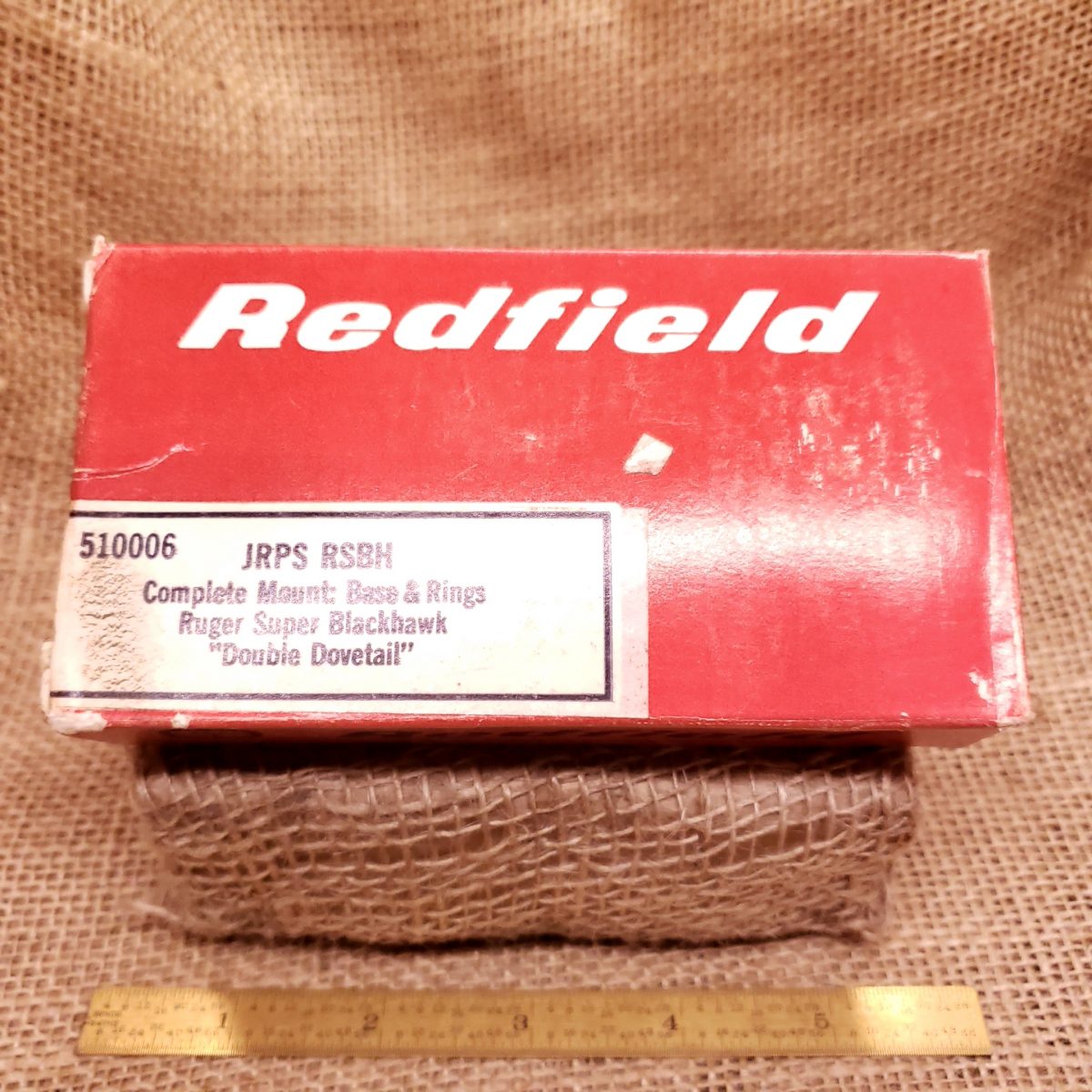 Redfield Ruger Super Blackhawk Double Dovetail Base & Rings NewOld