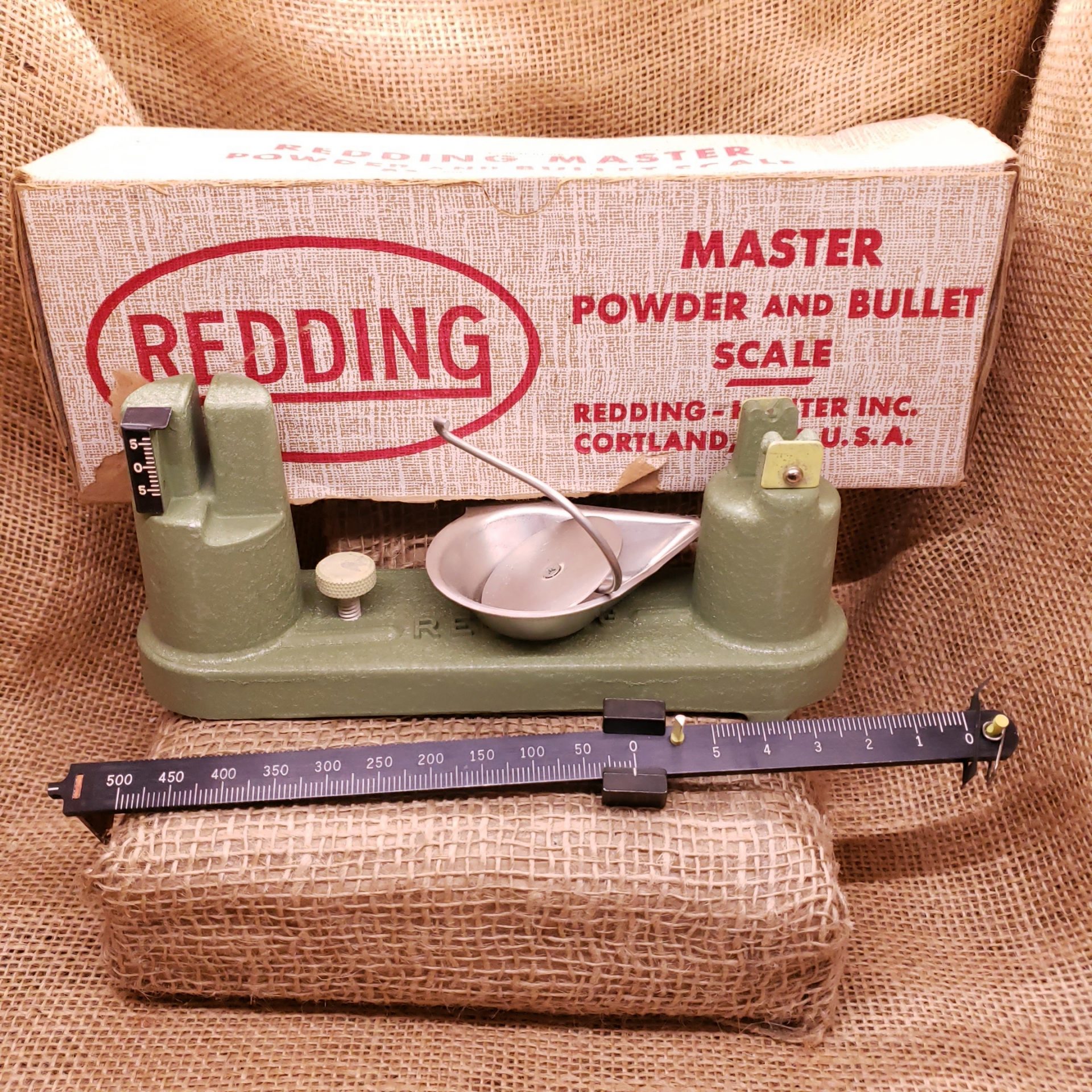 Redding Master Powder & Bullet Scale Model 2 NewOldStock Old Arms