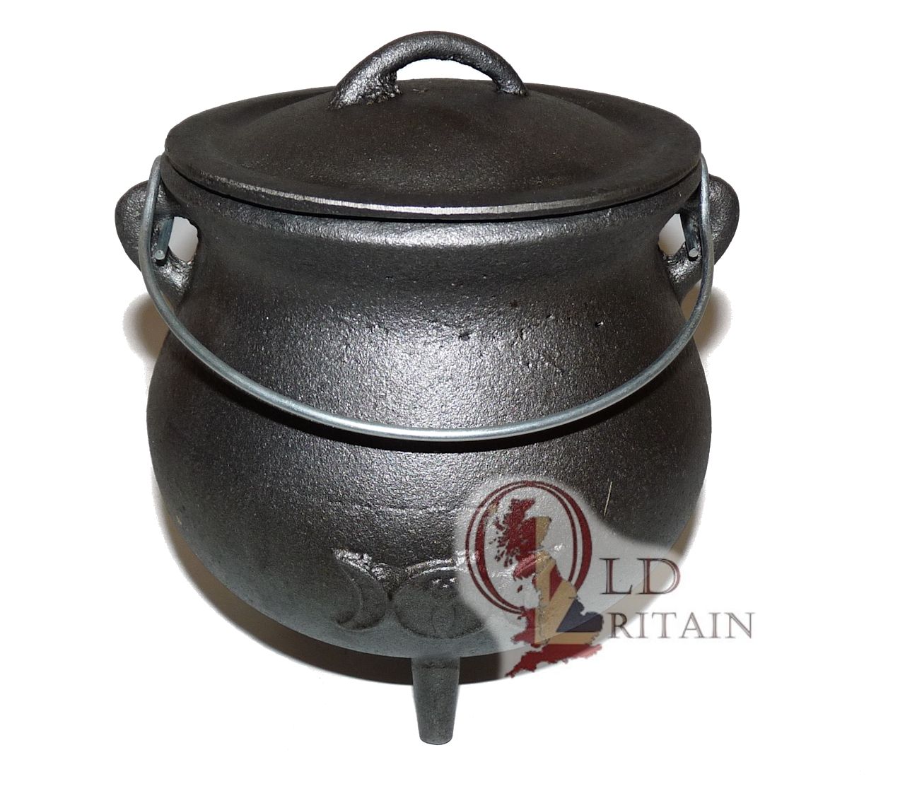 Witches Cauldron Pot Black Cast Iron Heavy Metal