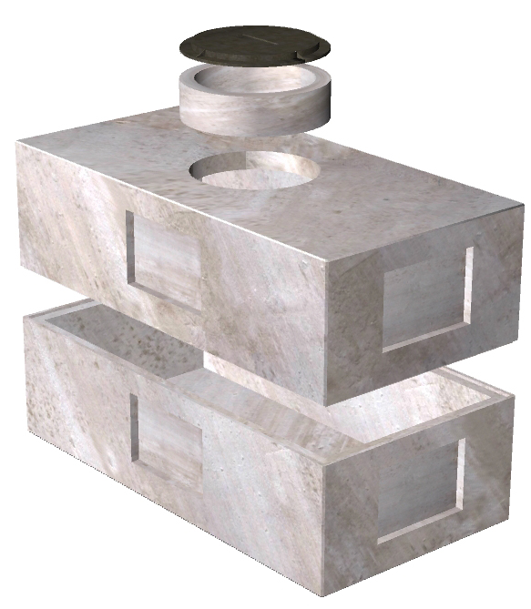 4'x8' Utility Vault Oldcastle Infrastructure