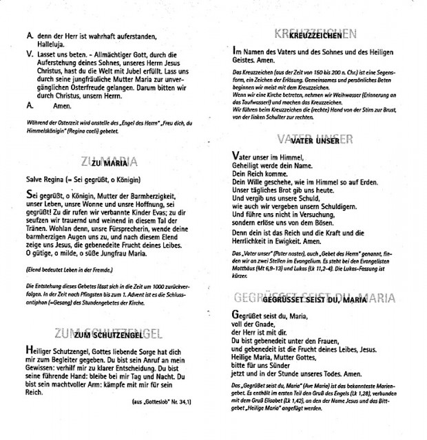 Basic prayers in German The Old Catholic Church of BC