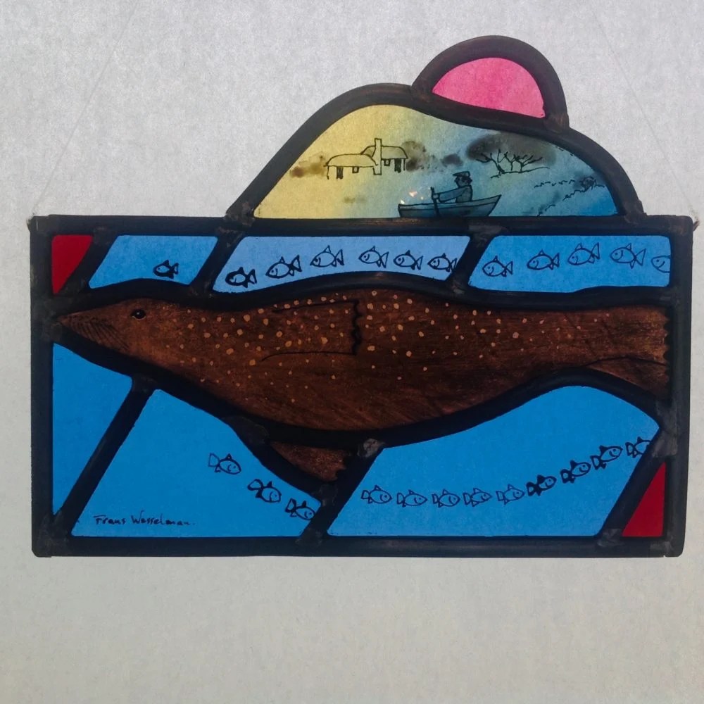 Stained Glass Panel Seal Old Chapel Gallery