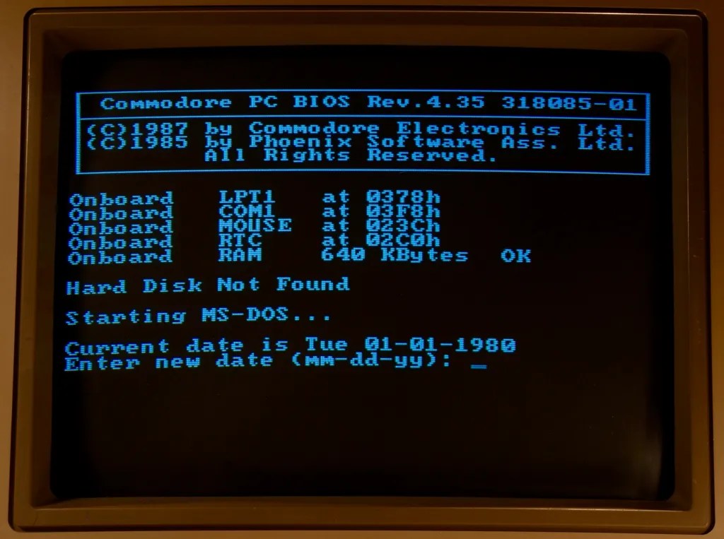 Commodore PC 10-III - Old Crap Vintage Computing