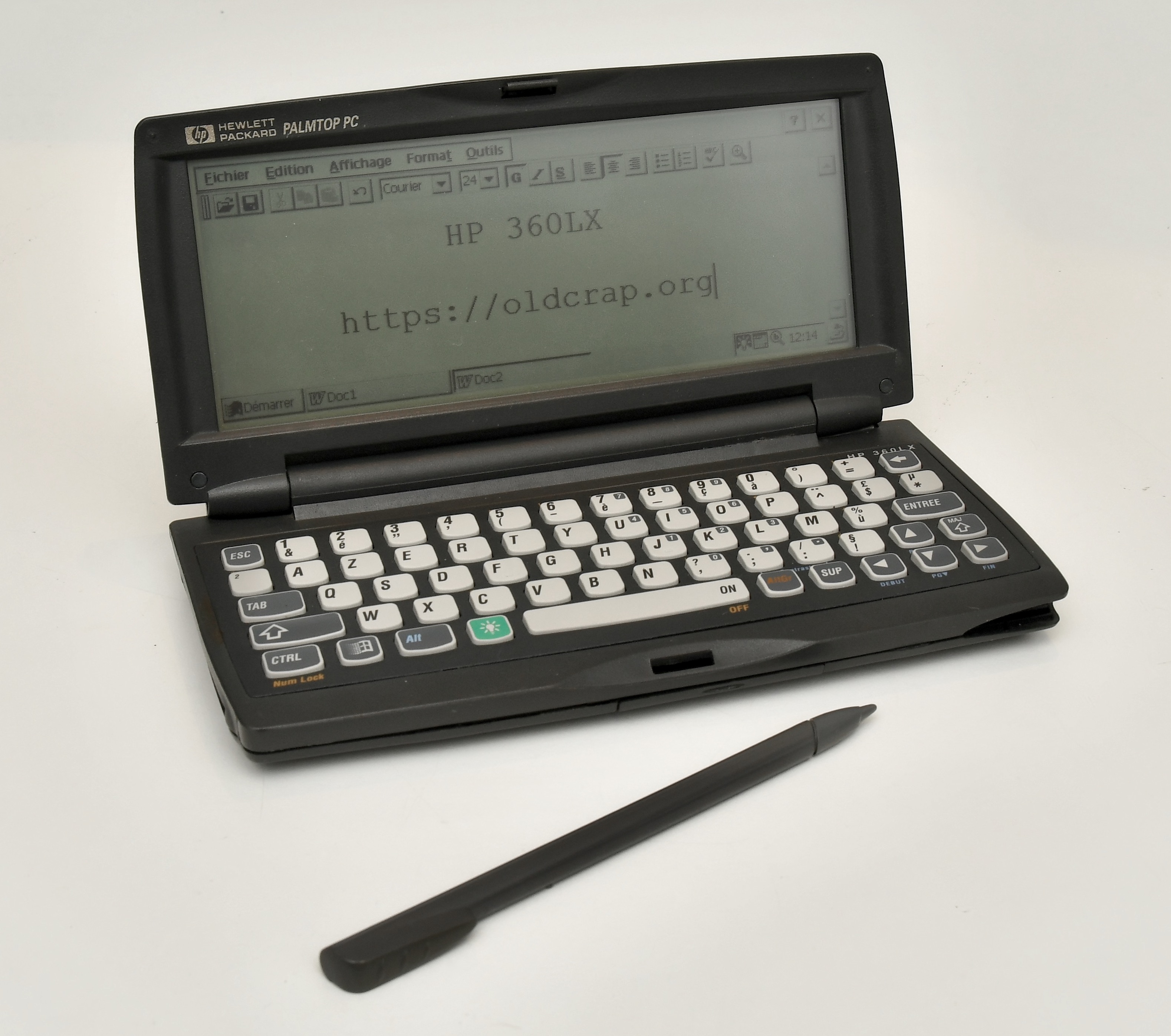 HP 360LX Palmtop PC - Old Crap Vintage Computing