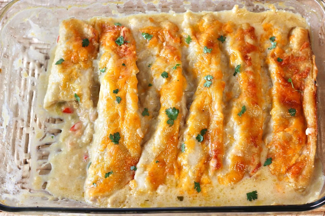 White Cheese Enchiladas