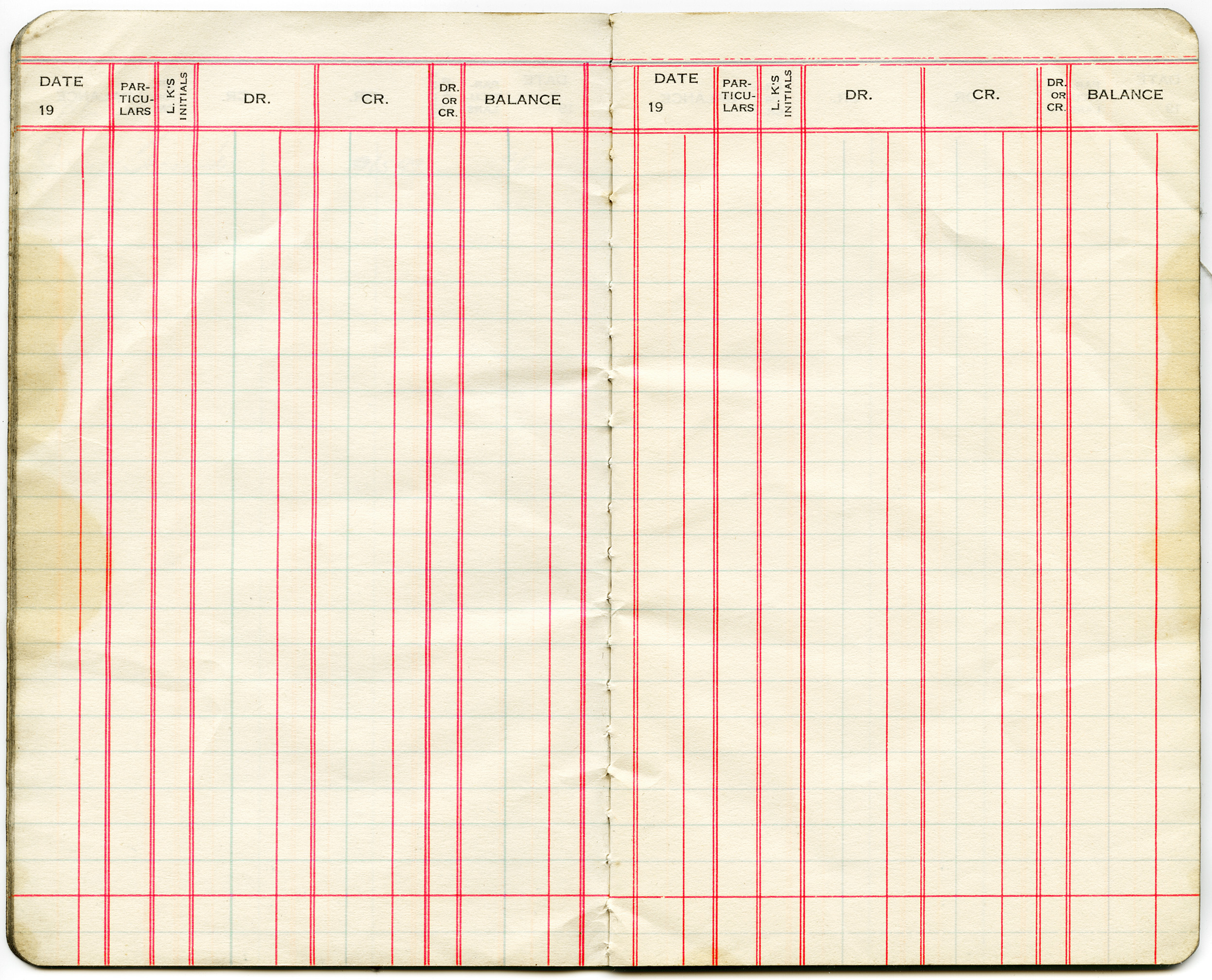 Accounting Book Pages The Old Design Shop
