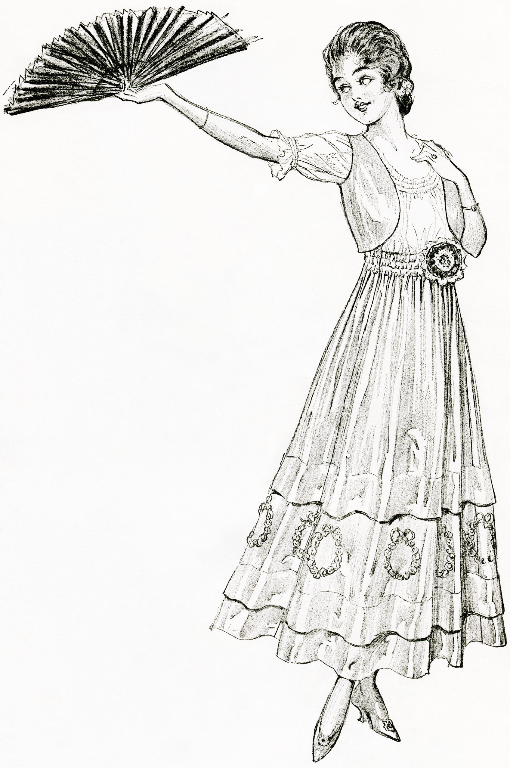 Free Digital Image ~ Vintage Fashion 1915 | Old Design ...