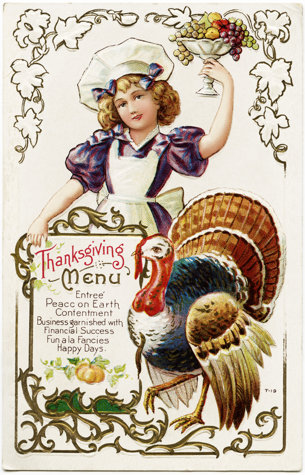 Retro Thanksgiving Clip Art
