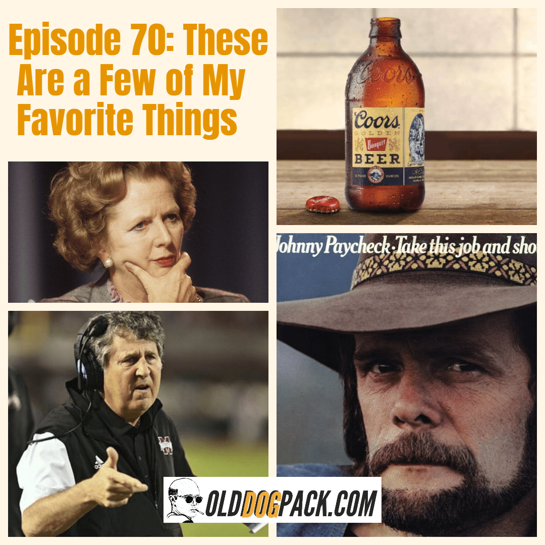 Podcast Episodes, Articles, Video, and Any Other Content The Old Dog