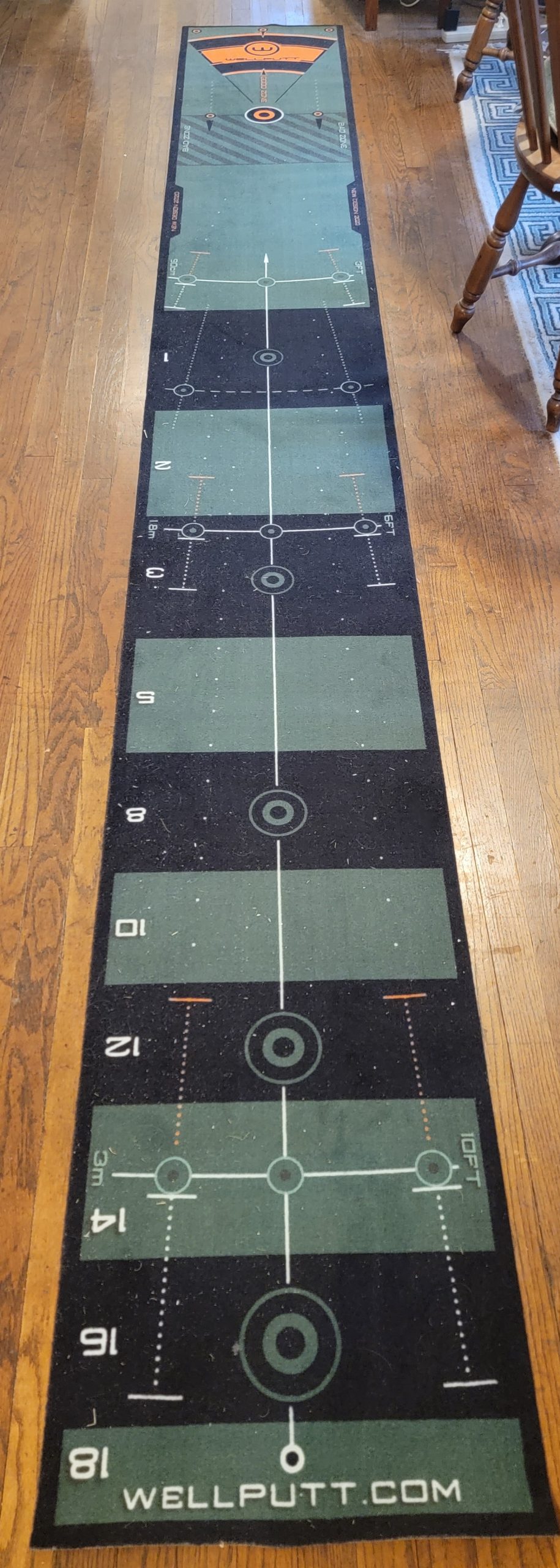 Wellputt putting mat and practice Old Duffer Golf