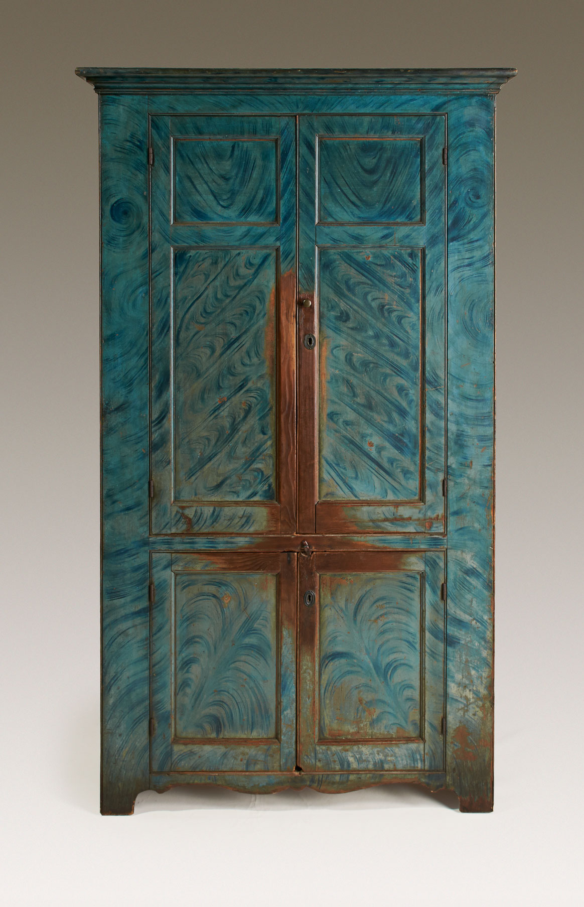 An Exceptional FourDoor Cupboard Olde Hope Antiques