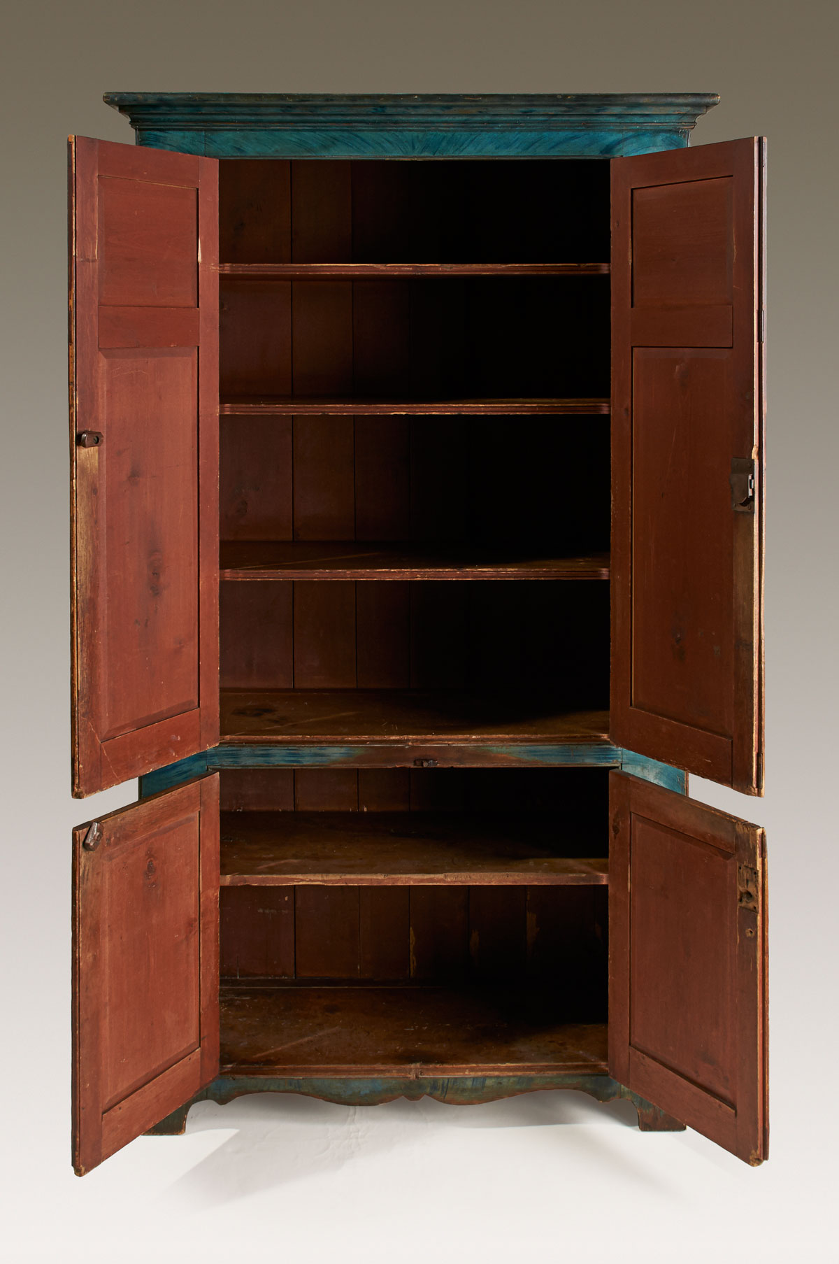 An Exceptional FourDoor Cupboard Olde Hope Antiques