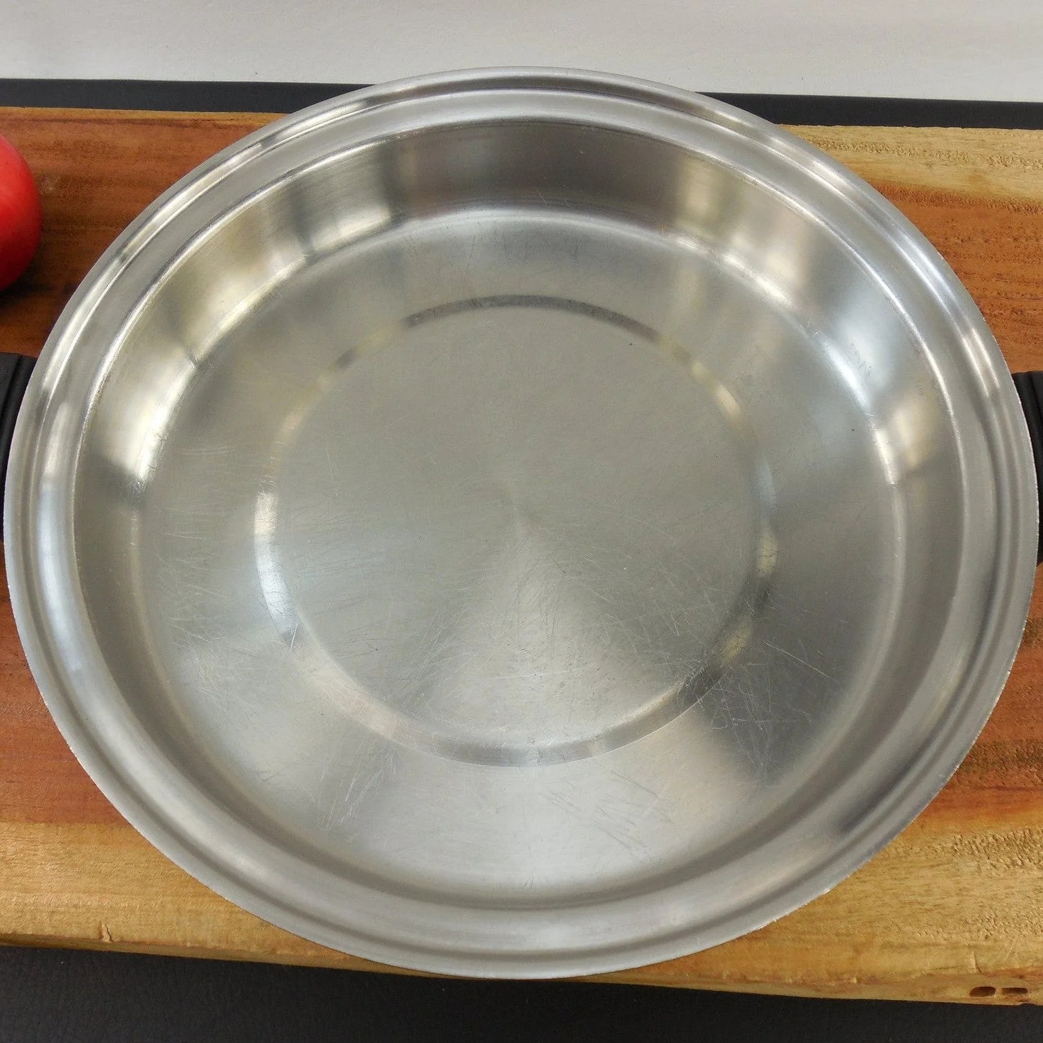 West Bend Royal Queen 10" Open Brazier Skillet 3 Ply Stainless Steel