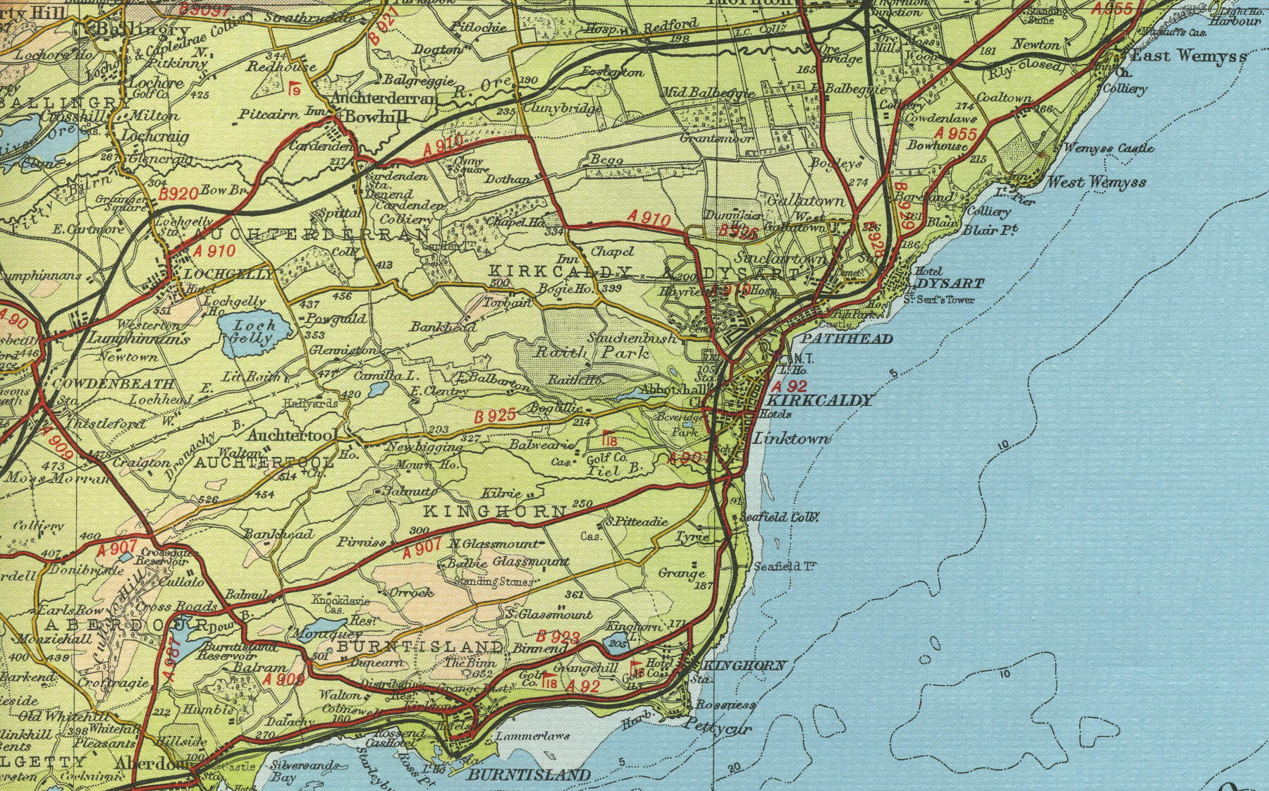 Kirkcaldy Map