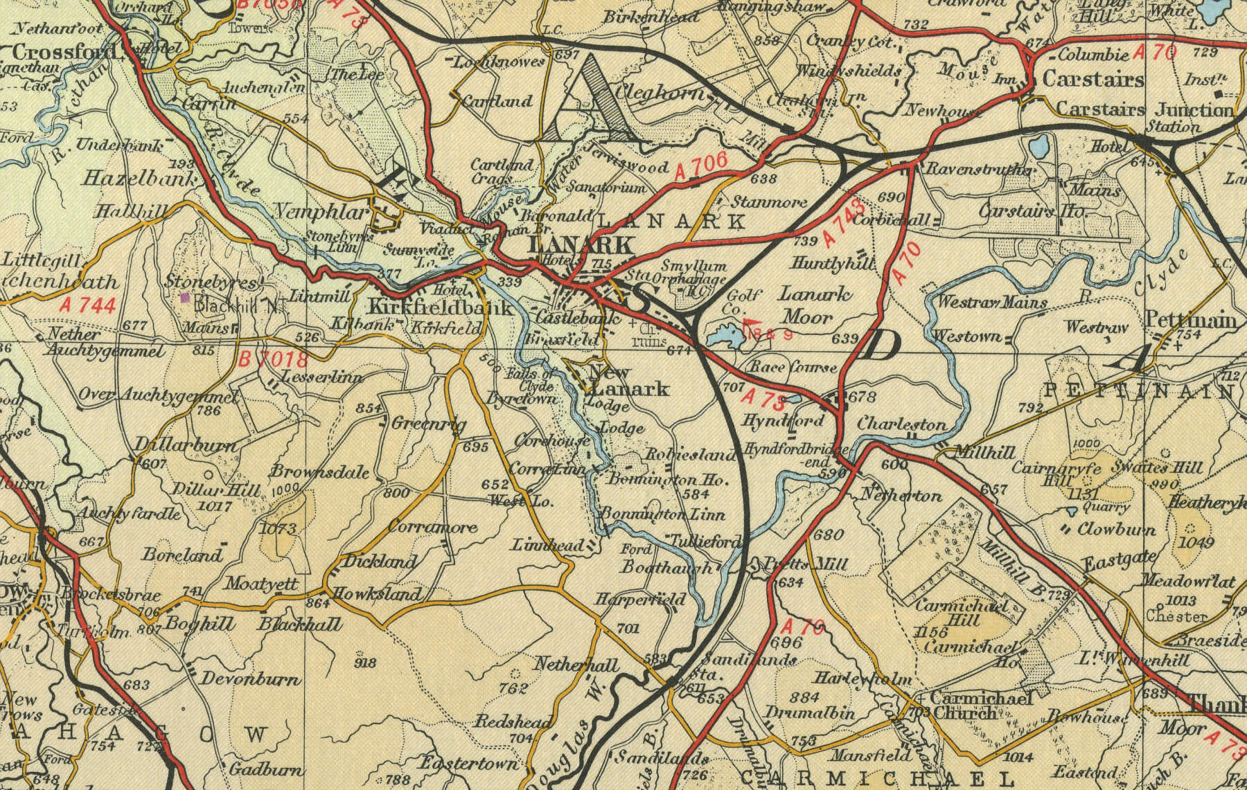 Lanark Map