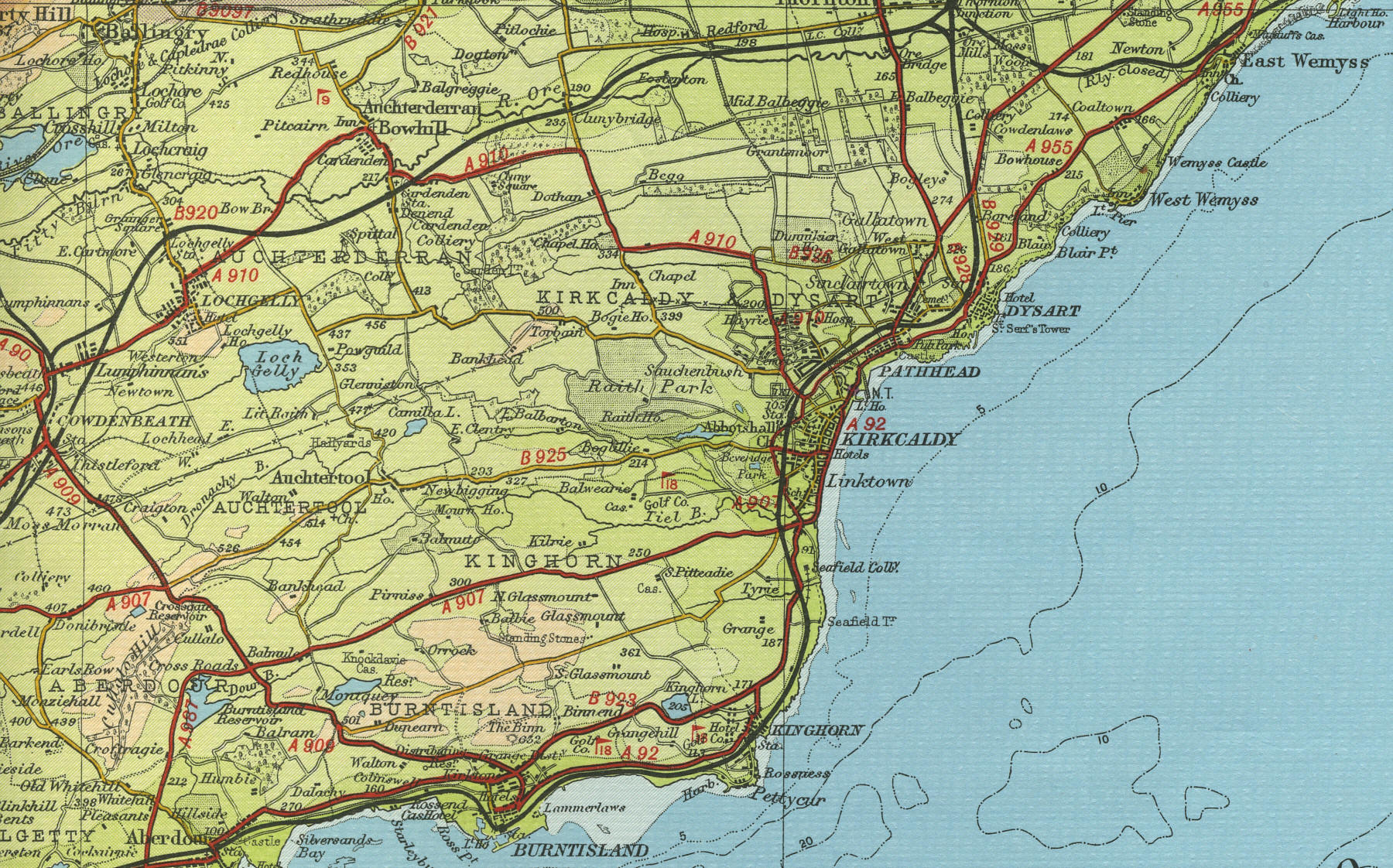 Kirkcaldy Map