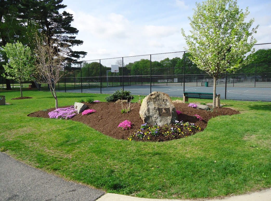 Lesser Park, named for Robert G. "Coach" Lesser a beloved Lynnfield