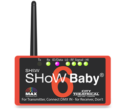 City Theatrical Showbaby Wireless DMX Transceiver - Olden Lighting