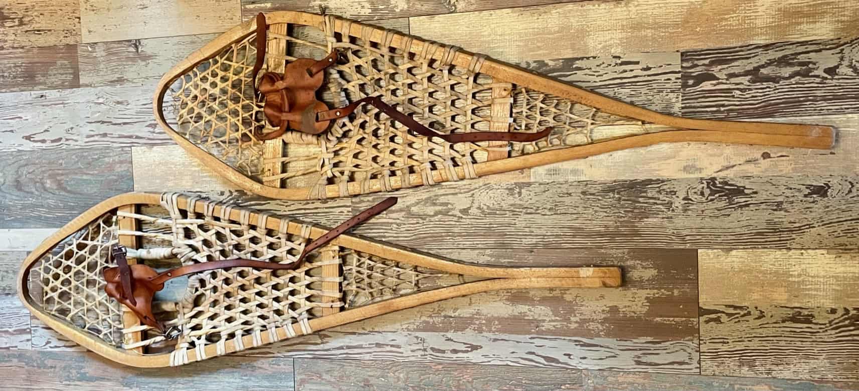 Algonquin Style Snow Shoes, 12" X 48" To Olde Trade Tools