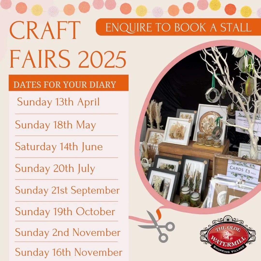 1 Craft Fairs 2025 The Olde Watermill Shopping Village 1 Craft Fairs 2025 The Olde Watermill Shopping Village