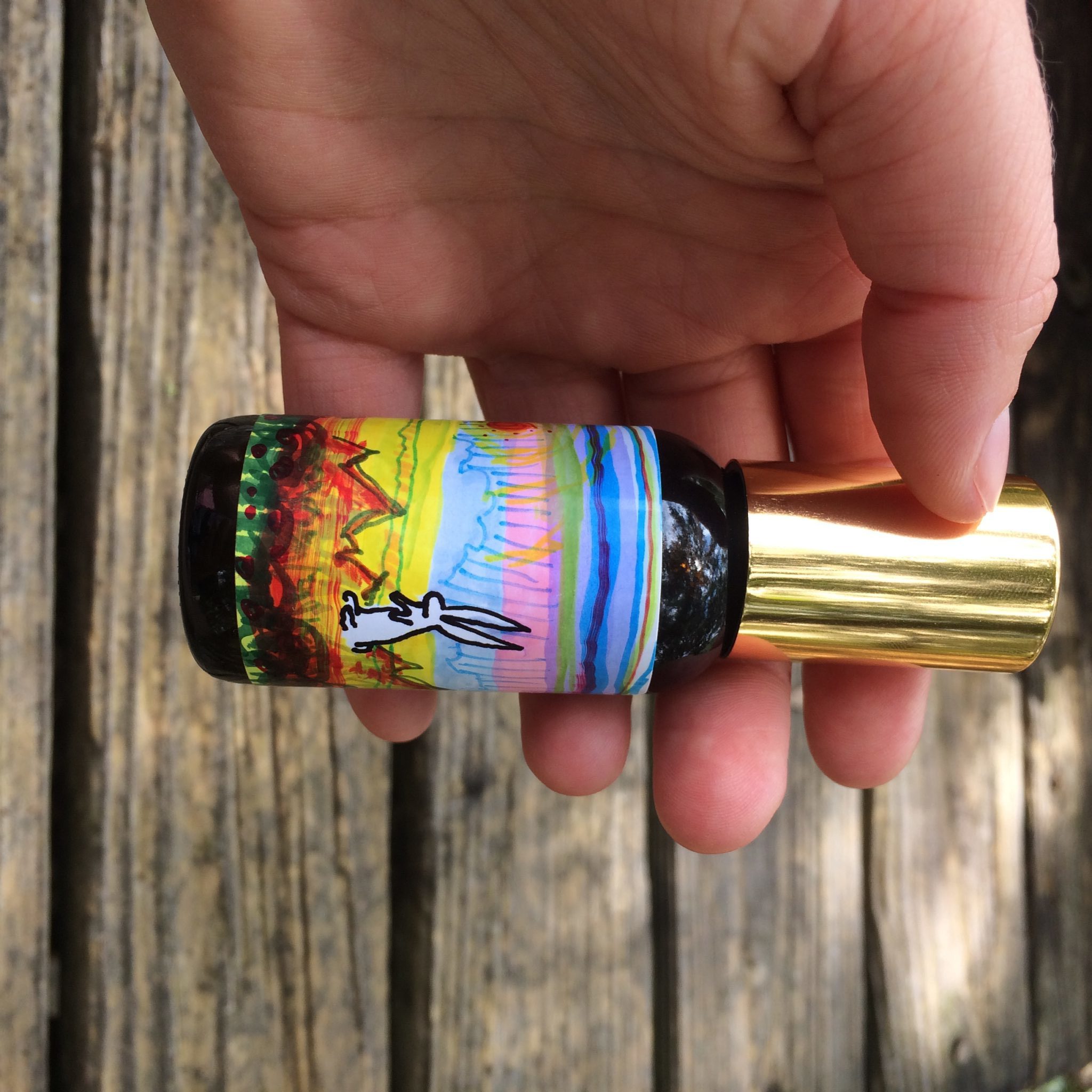 OneOfAKind Custom Illustrated 1 oz White Rabbit Perfume