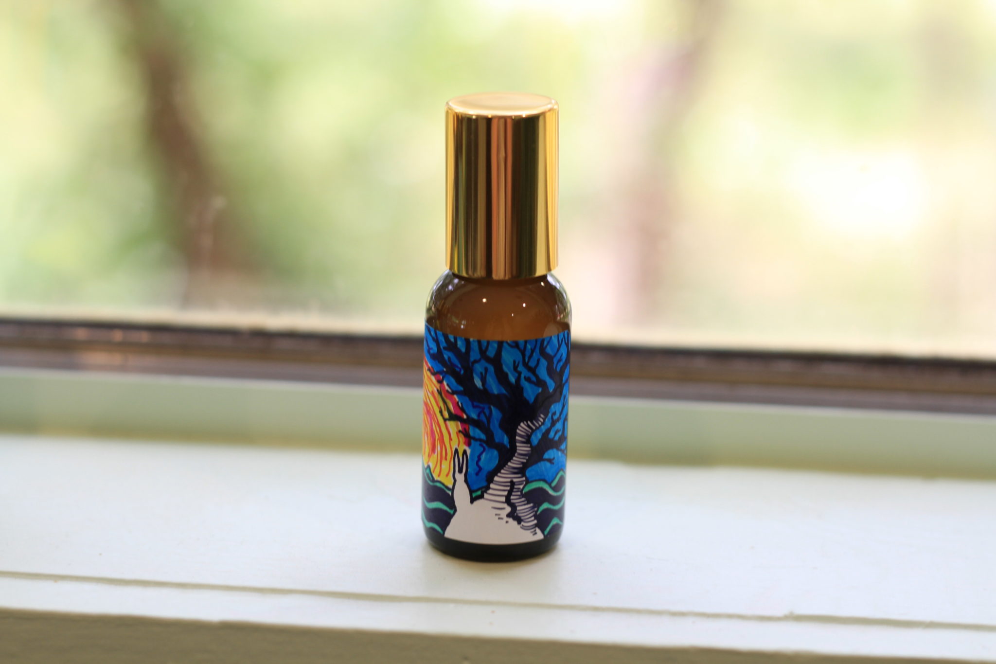 OneOfAKind Custom Illustrated 1 oz White Rabbit Perfume