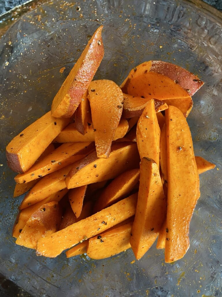 Air Fryer Sweet Potato Wedges