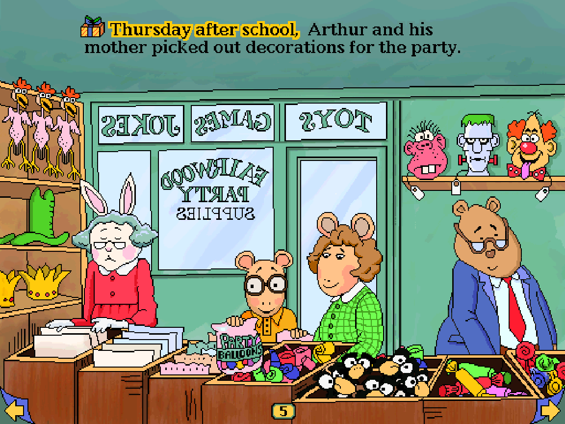 Arthur’s Birthday Old Games Download