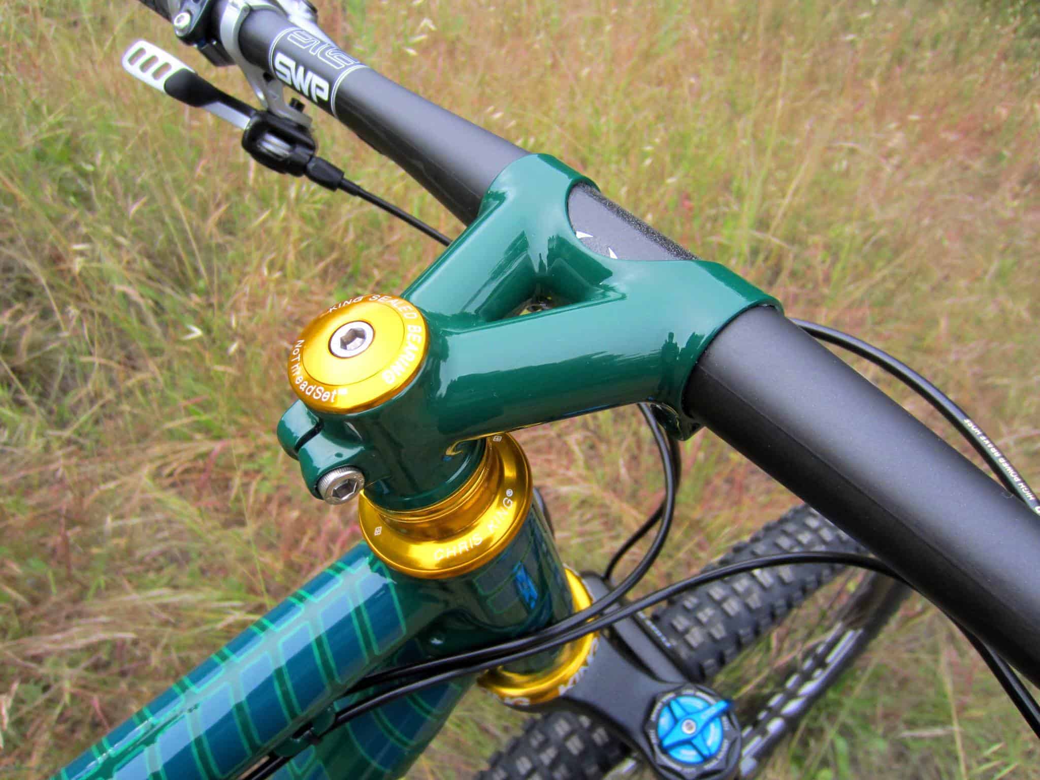 blackcatcustommtbstem Old Glory MTB American Made Mountain Biking