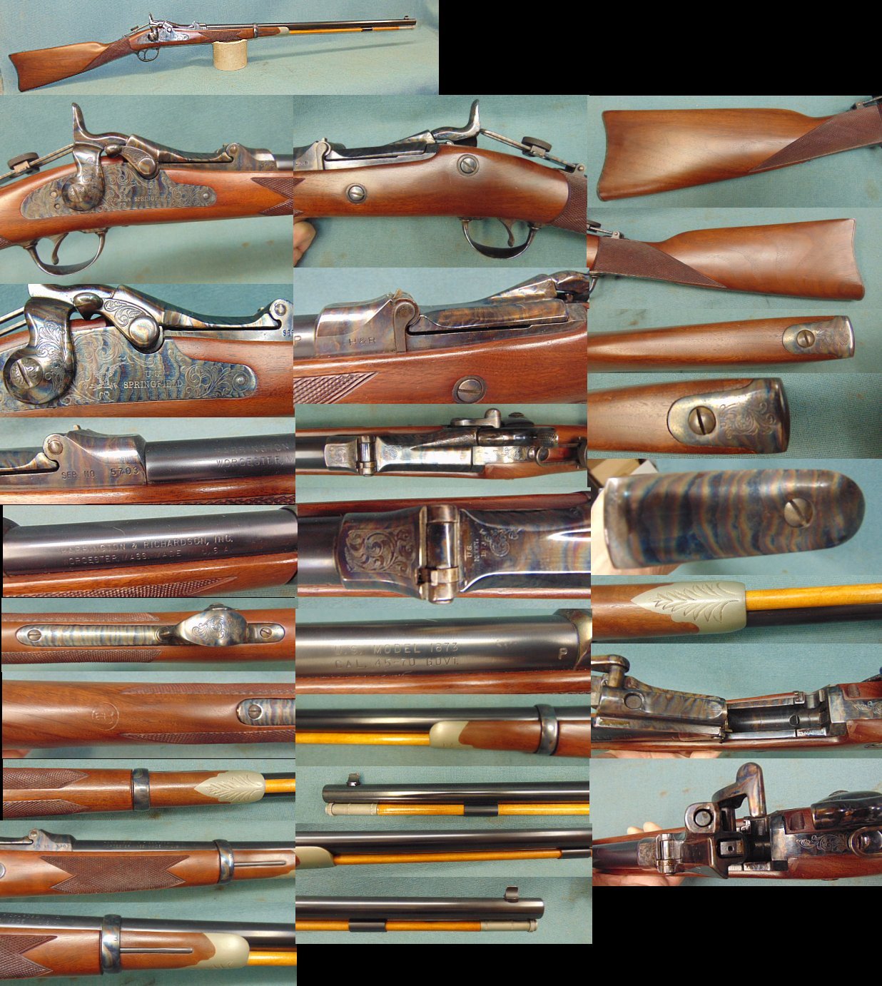 BUYSELLTRADE H&R OFFICERS MODEL Trapdoor Rifles