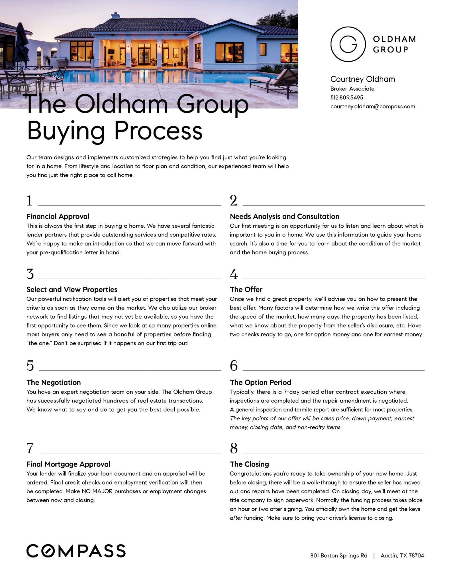 HOME BUYING PROCESS The Oldham Group