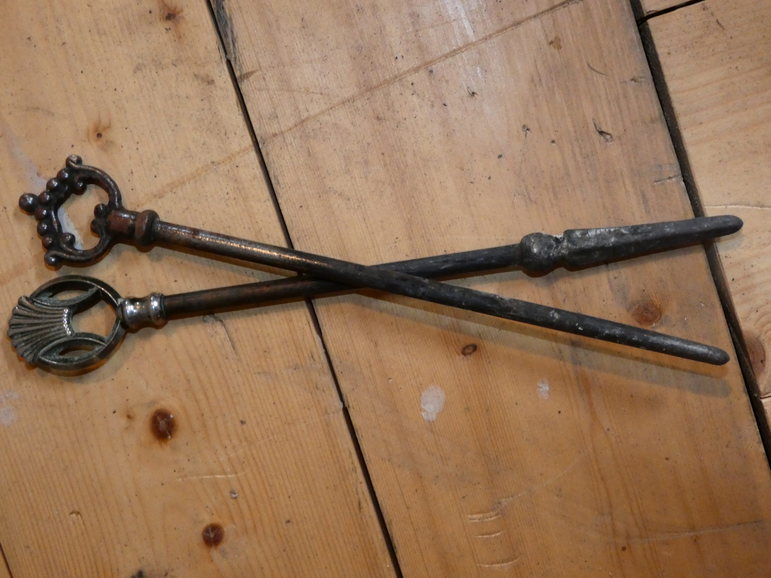 Fire Pokers with Trophy Style Holder The Old Hen House