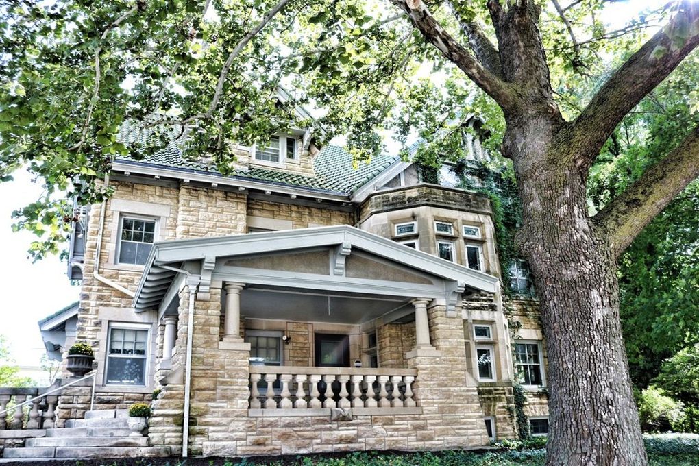c.1909 Limestone Tudor Revival Fortress "The Priest Stonehaven Mansion
