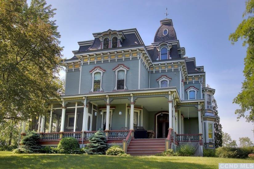 c.1875 Fully Restored Second Empire Mansion For Sale w/Creek Frontage
