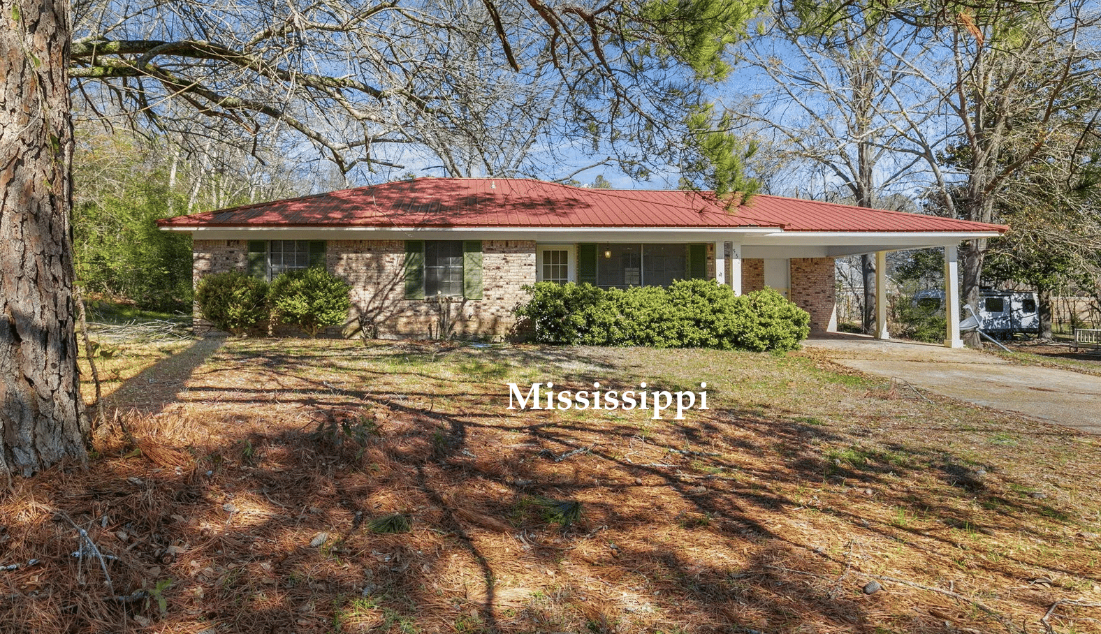 1970 Brick Ranch Affordable Home For Sale in Mississippi 99K Old(03)