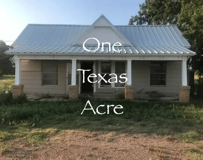 For Sale By Owner Handyman Special on 1 Texas Acre 17K Old Houses