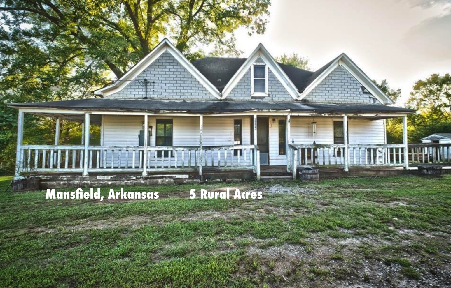 Under 100K Sunday c.1900 ARkansas Farm House For Sale w/ 5 Rural