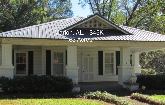 Cheap Old House For Sale Marion AL 45K Off Market Old Houses Under