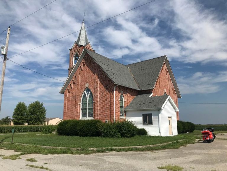 c.1909 Church For Sale on 1+ Acre in Middle Point, OH 49K Off
