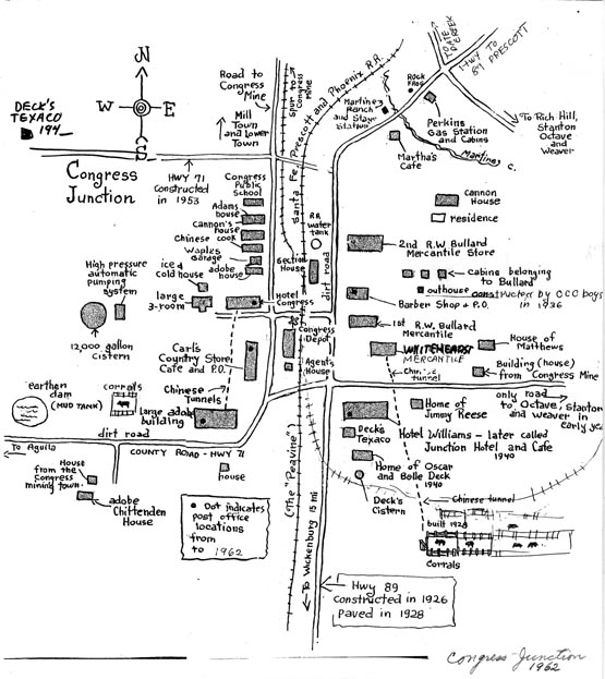 Map 813 Congress Junction, Arizona