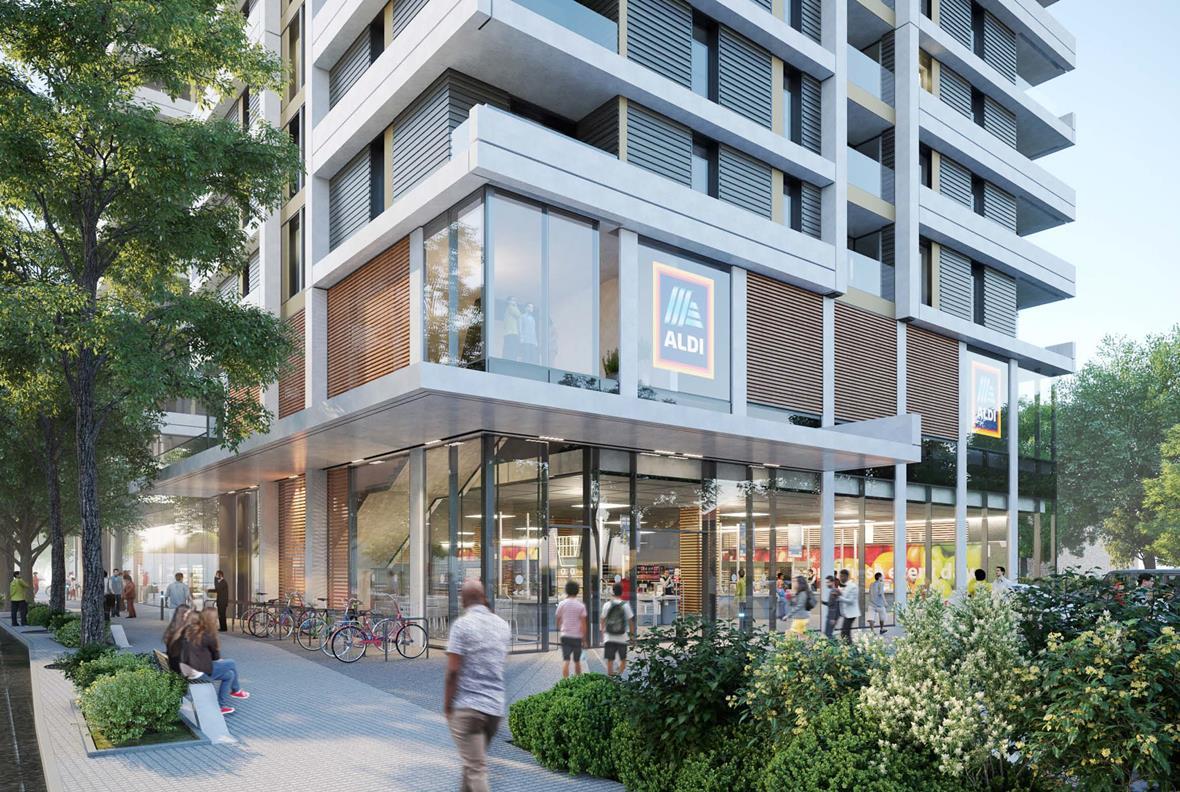 168 new homes approved for Aldi site, Old Kent Road Old Kent Road