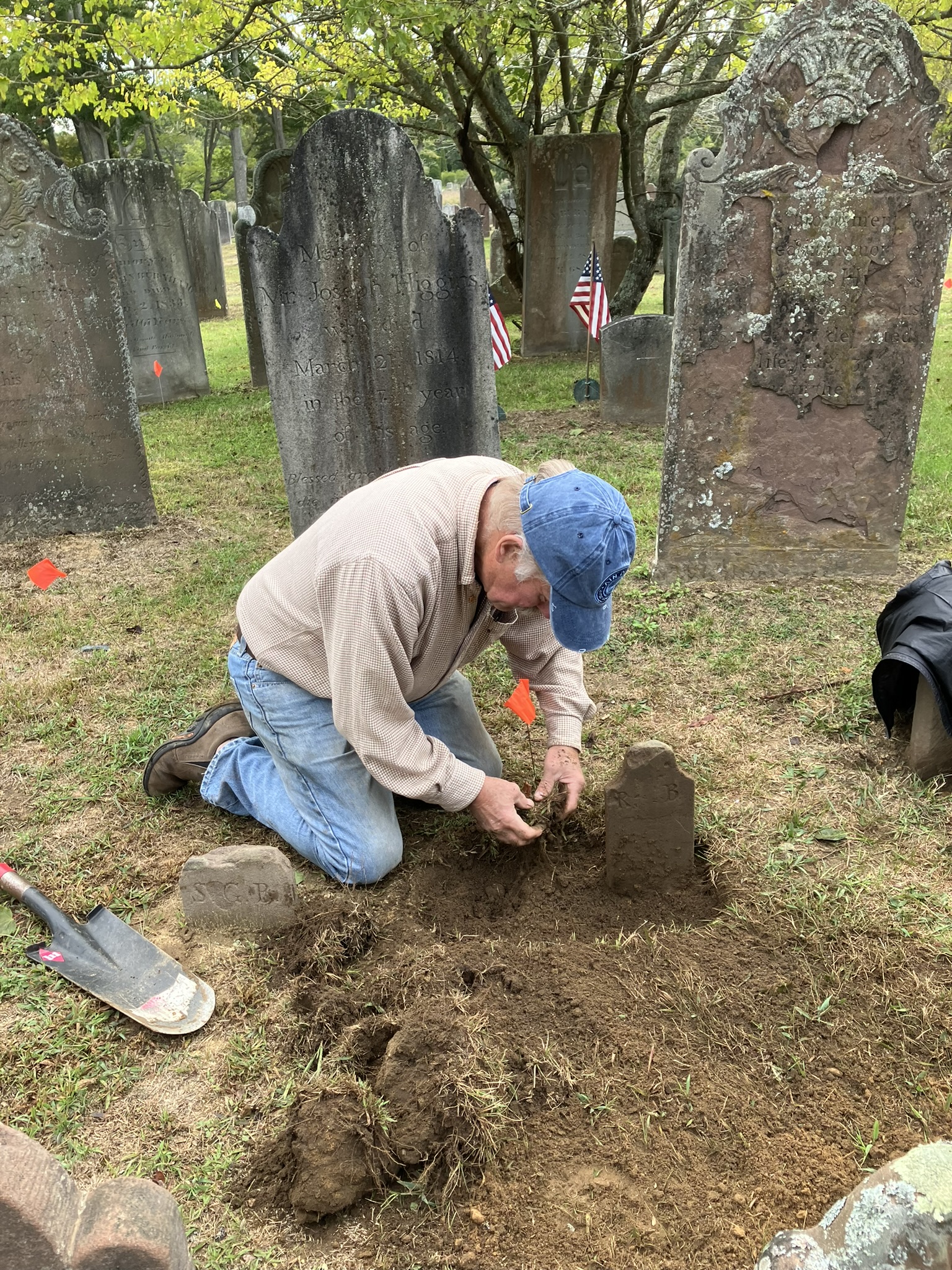 Fall Restoration at Duck River Cemetery Old Lyme Cemetery Association