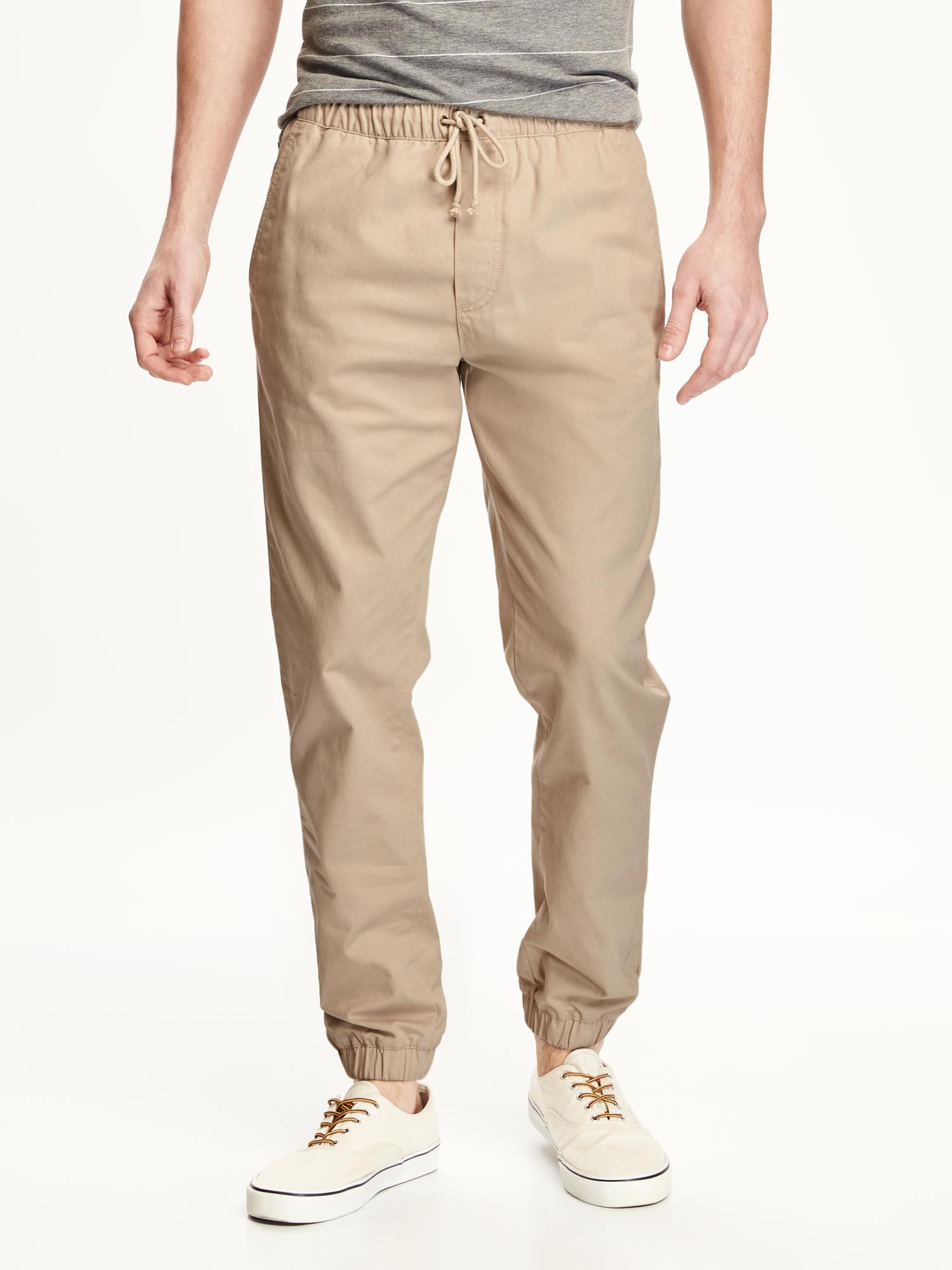 Twill Joggers for Men Old Navy