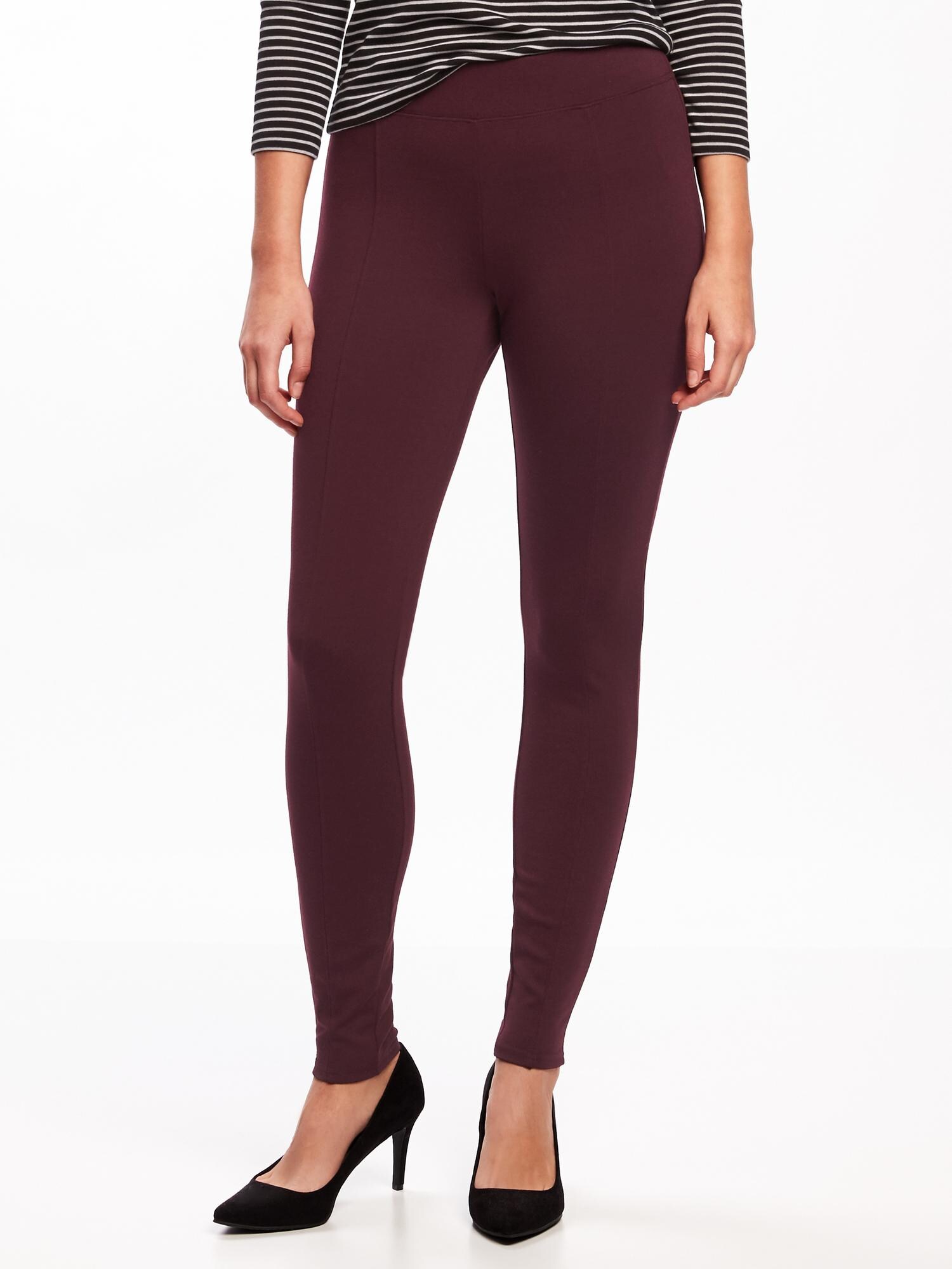 MidRise PonteKnit Leggings for Women Old Navy