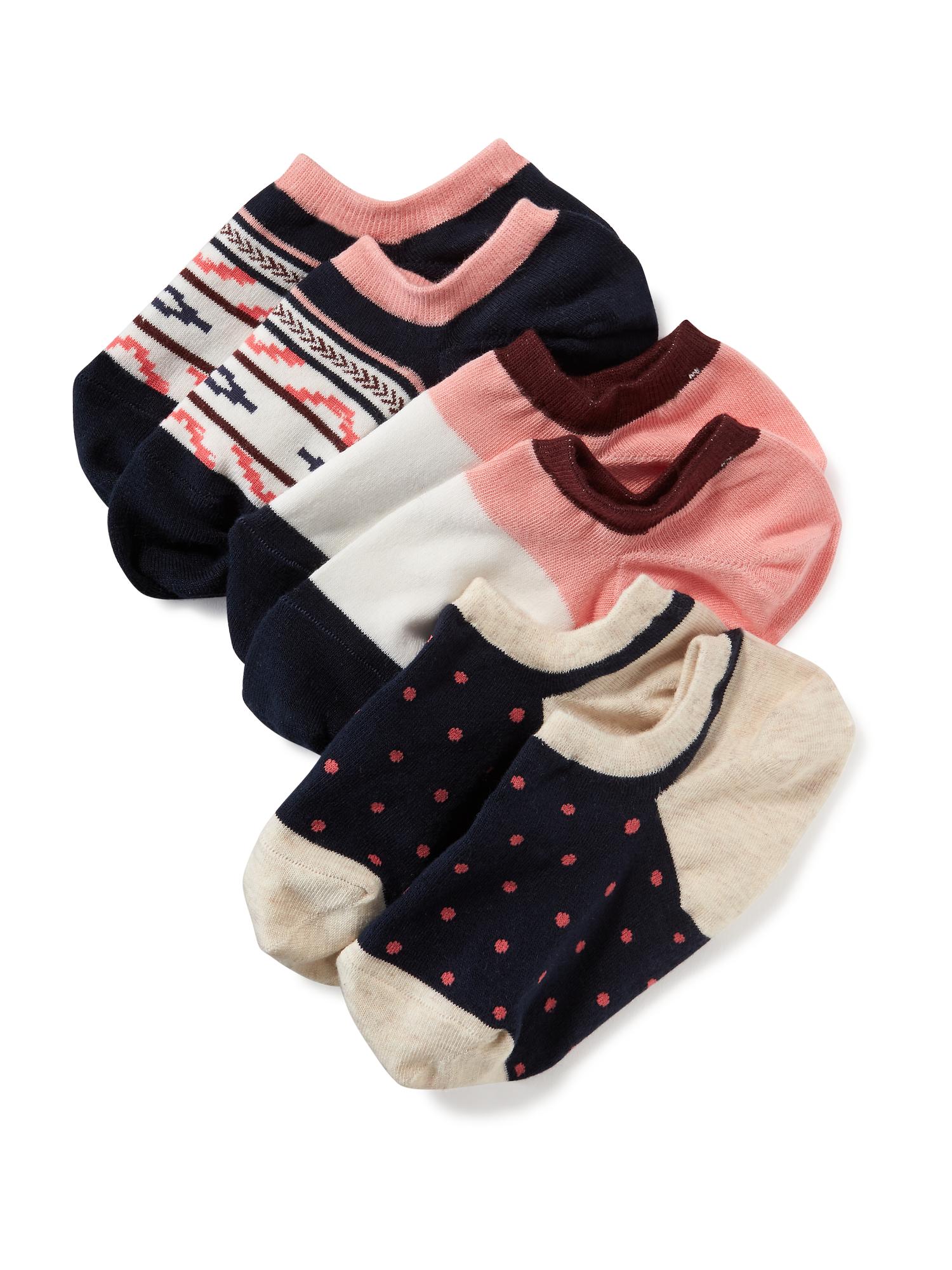 NoShow Sneaker Socks 3Pack for women Old Navy