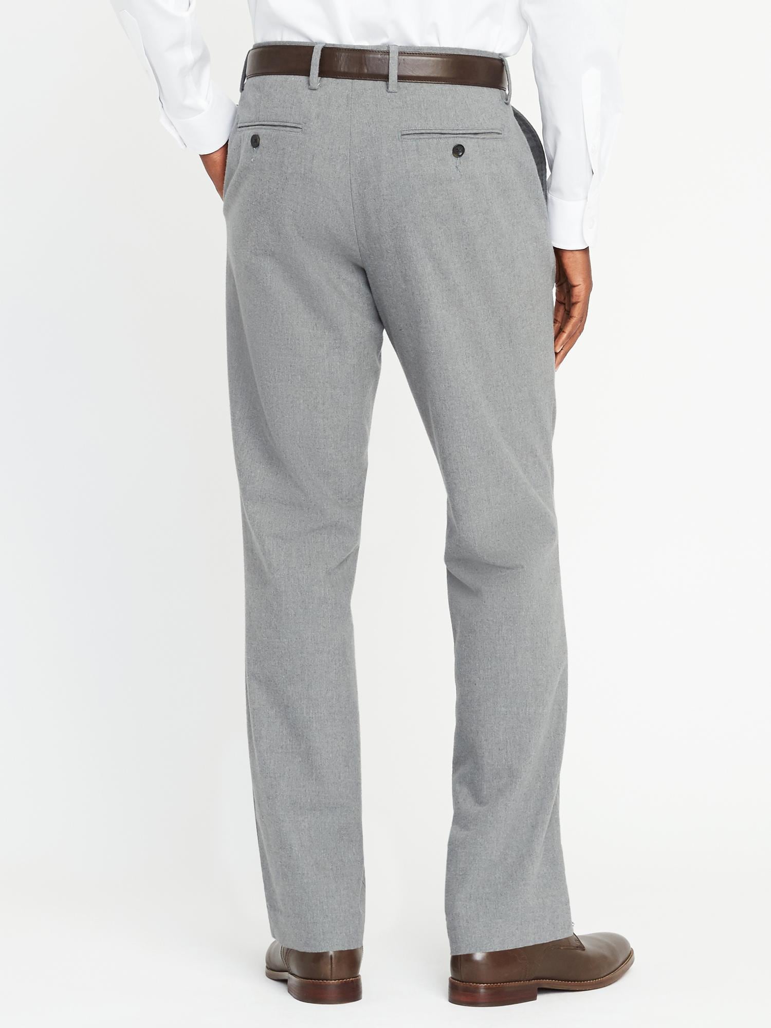 Straight Signature BuiltIn Flex Dress Pants for Men Old Navy