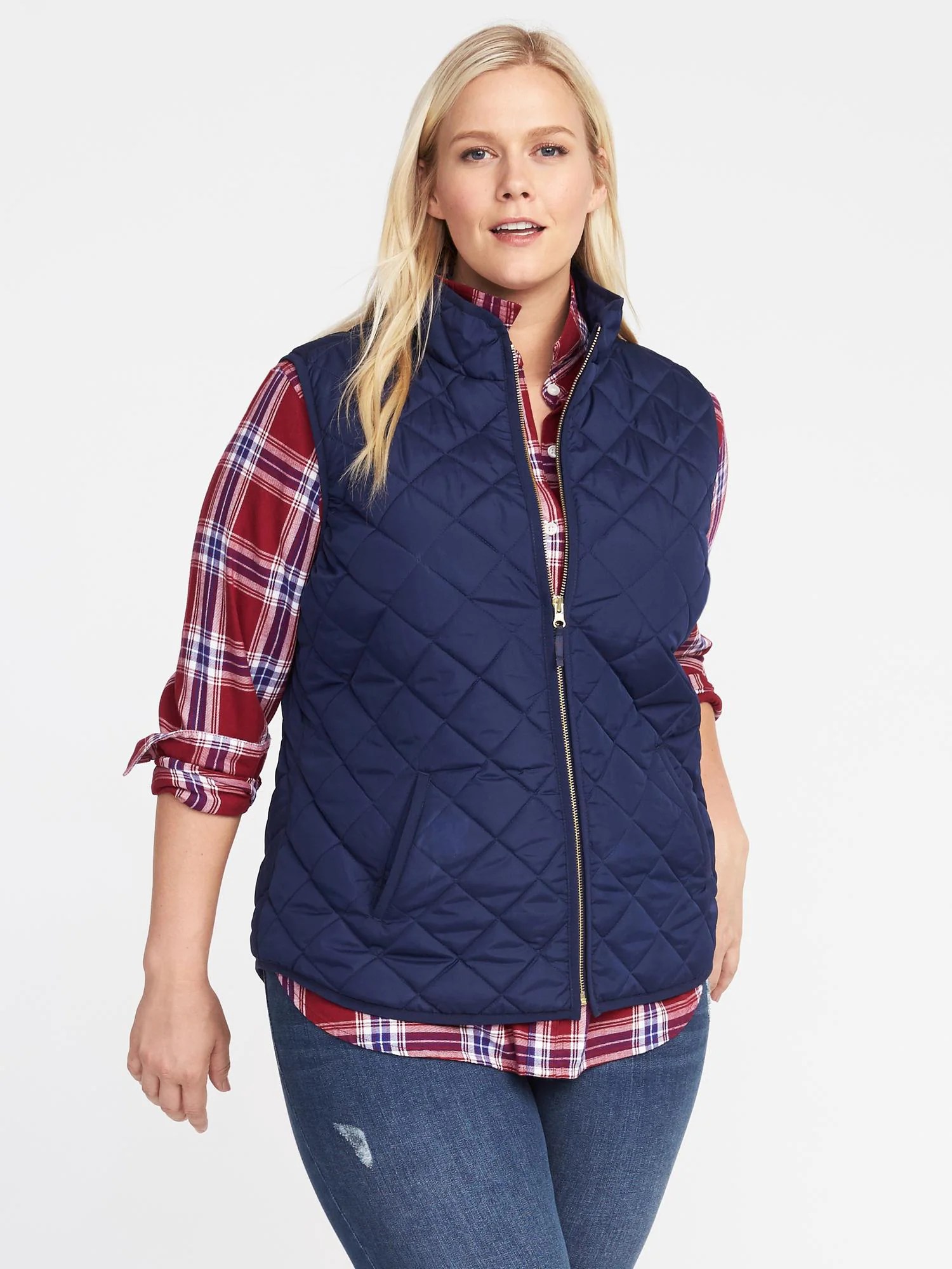 PlusSize Quilted Vest Old Navy